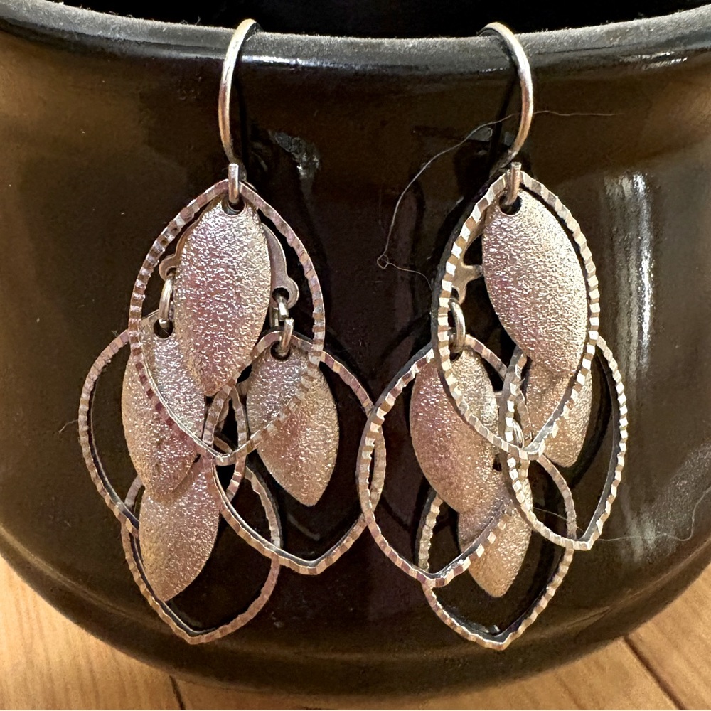 Elegant Silver Dangle Earrings